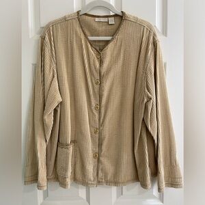 J.Jill light jacket. Boxy shape